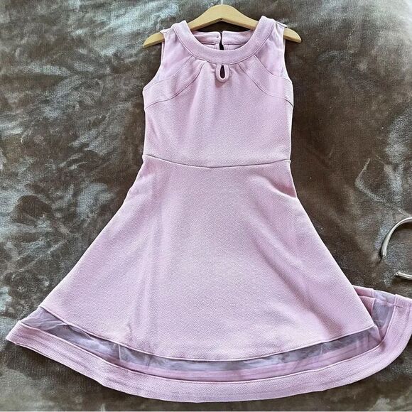The Children's Place Other - The Children’s Place Elegant Pink Sleeveless Kids Dress Size M 7/8 with Bow NWOT